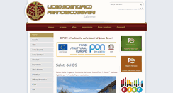 Desktop Screenshot of liceoseverisalerno.it